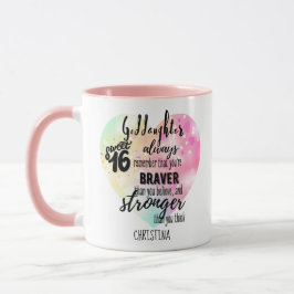Taza Dulce Dulce16 Cita regalo más fuerte