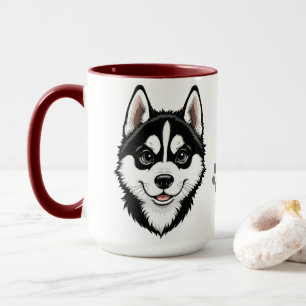 Taza Dulce Husky Puppy Siberian