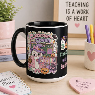 Taza Dulce Kawaii Espeluznante Profesor Fantasma Hallow