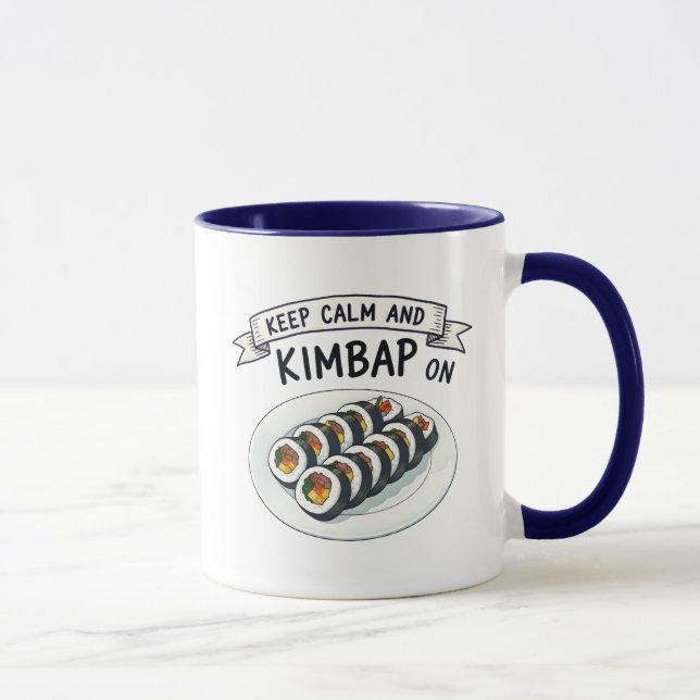 Taza Dulce Kimbap Comida Coreana Frase Divertida  (Derecha)