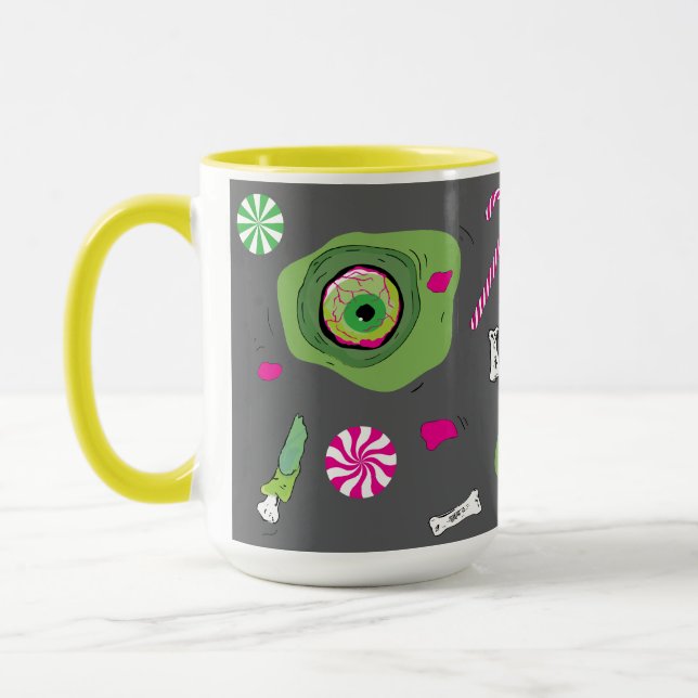 Taza ¡Dulce Muerte Y Dulce! Café Zombie (Izquierda)