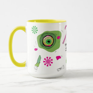 Taza ¡Dulce Muerte Zombie Y Candy!