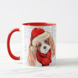 Taza Dulce Rey Charles Terrier Navidades Perro