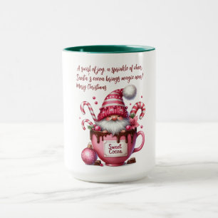 Taza Dulce Santa Gnomo de Cacao