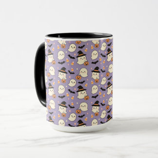 Taza Dulce Truco o Trato de Halloween Fantasma Adorable