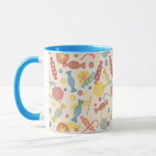 Taza Dulces y modelo del caramelo
