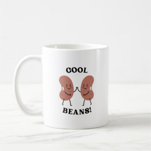 Taza Duo Cool Beans, Taza de café divertida y lind