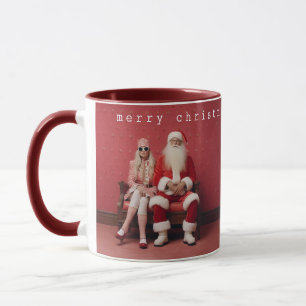 Taza Dúo de los Navidades caprichosos: Santa y Claus
