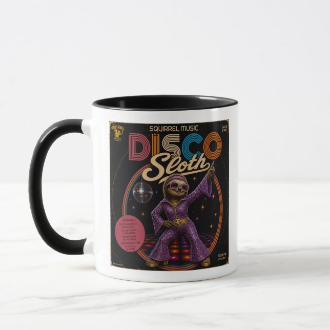 Taza Dúo de Perezoso Disco (Izquierda)