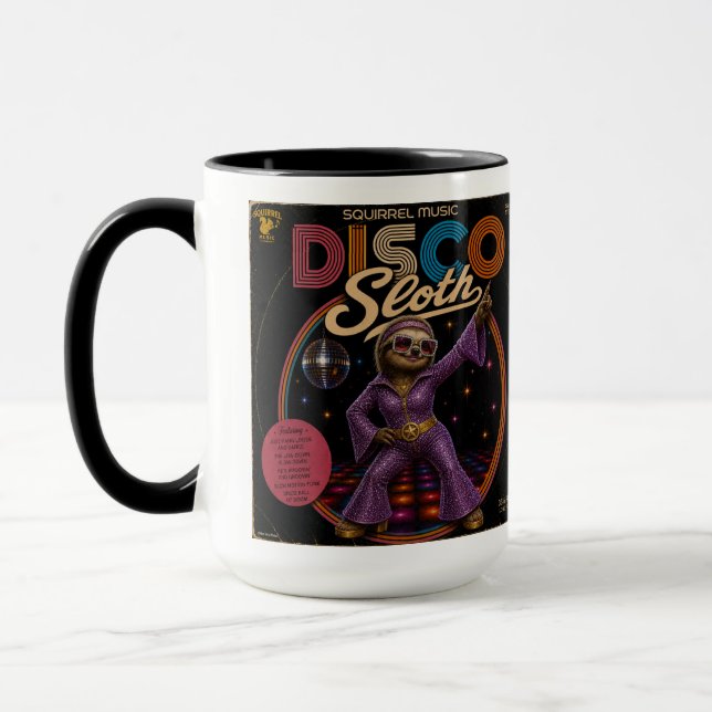 Taza Dúo de Perezoso Disco (Izquierda)