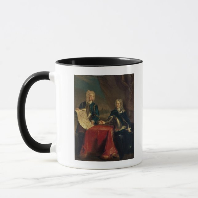 Taza Duque de Marlborough que discute planes (Izquierda)