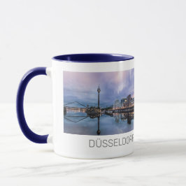Taza Dusseldorf Skyline Alemania Holiday Sunset Souveni