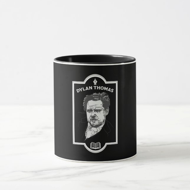 Taza Dylan Thomas Welsh Poet (Centro)