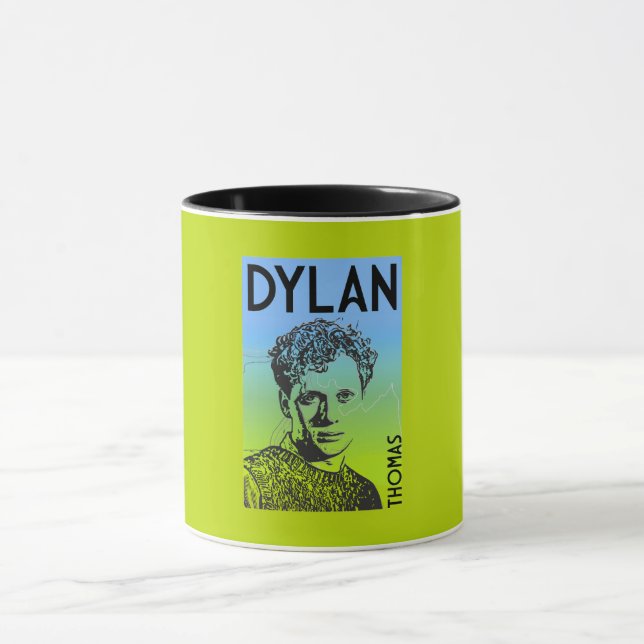 Taza Dylan Thomas Welsh Poet (Centro)