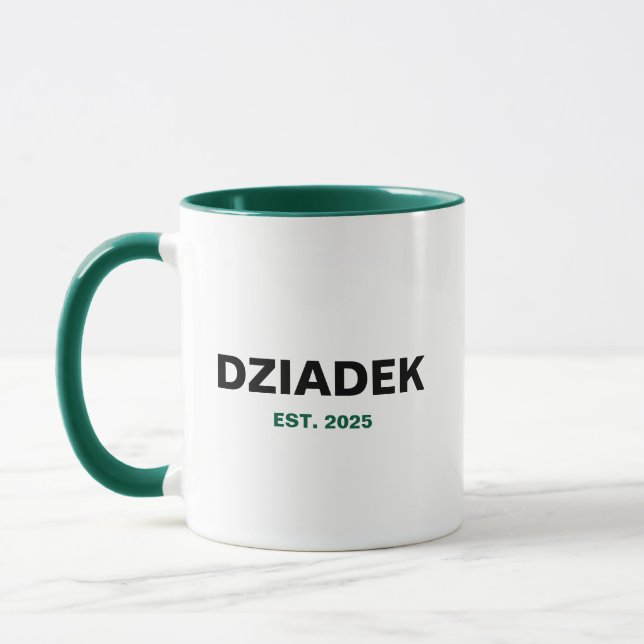 Taza Dziadek Est. 2025 - El regalo perfecto del abuelo (Izquierda)