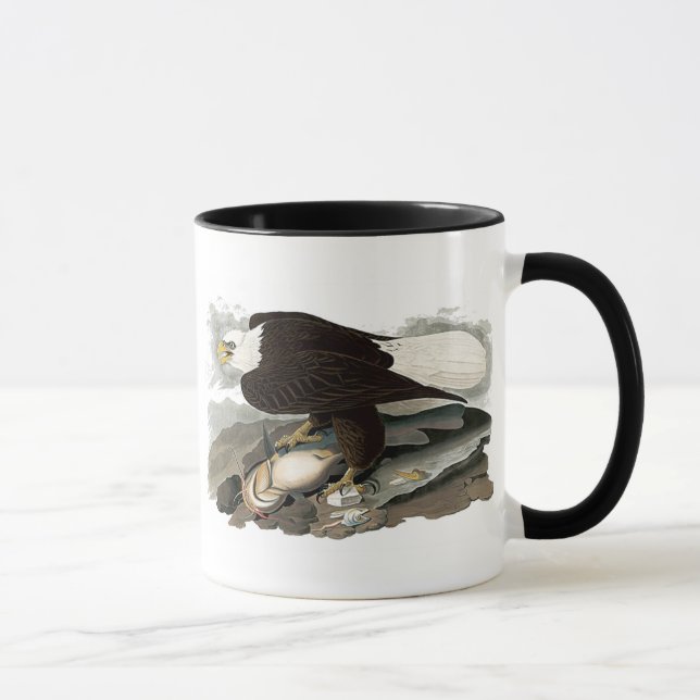 Taza Eagle de cabeza blanca el | John James Audubon (Derecha)
