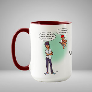 Taza Earlobes El día de San Valentín Gran Combo