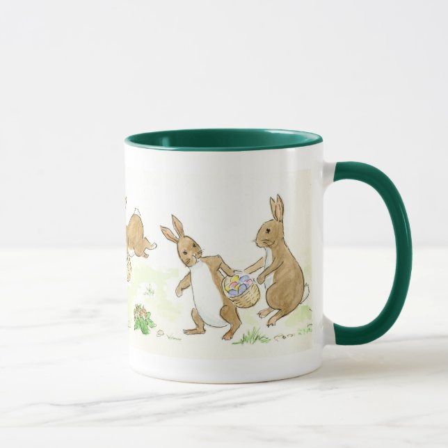 Taza Easter Bunnies Ringer Mug (Derecha)
