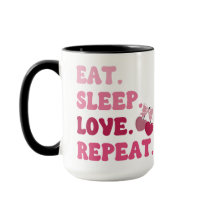 Eat Sleep Love Repetir El día de San Valentín Cher