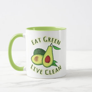 Taza Eche Green Live Clean - Día Mundial de la Vegetari