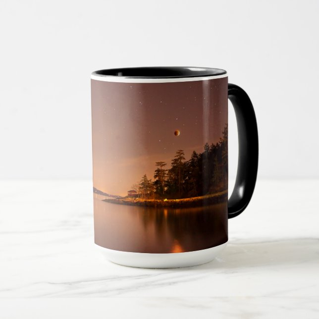 Taza Eclipse lunar | Victoria, Columbia Británica (Anverso derecho)