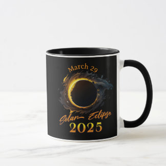 Taza Eclipse solar 29 de marzo de 2025