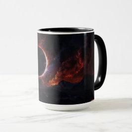 Taza Eclipse solar Obra maestra cósmica Xzendor7