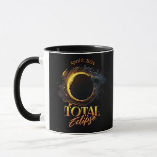 Taza Eclipse solar total 8 de abril de 2024