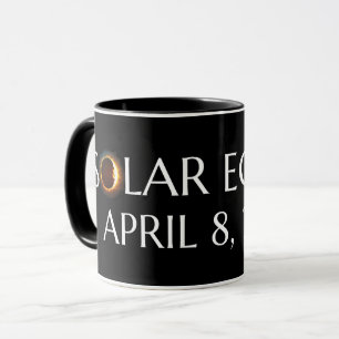 Taza Eclipse solar total EE.UU. 8 de abril de 2024