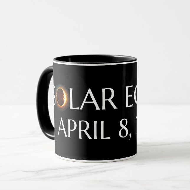 Taza Eclipse solar total EE.UU. 8 de abril de 2024 (Anverso izquierdo)