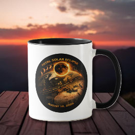 Taza Eclipse Total de Sol 2026 Camino de Totalidad