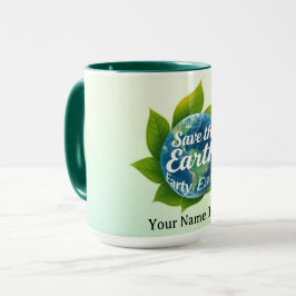 Taza Eco-Guardians' Embrace Celestial Earth