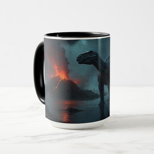 Taza Ecología divertida de Brontosaurus (Anverso izquierdo)