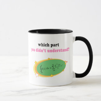 Taza Ecuación compleja de la matemáticas
