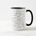 Taza Ecuaciones escritas mano //de la matemáticas<br><div class="desc">Dé las ecuaciones matemáticas escritas en una repetición blanco y negro,  inconsútil.  ¡Perfeccione el regalo para un profesor de matemáticas,  el contable,  o cualquier otro amante de la matemáticas!  Cada ecuación es mano escrita en una escritura incompleta con todo aseada.</div>