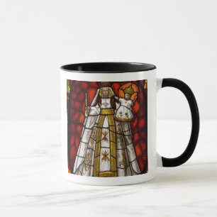 Taza Ecuador, Quito. Estatua de la Virgen querubín 2