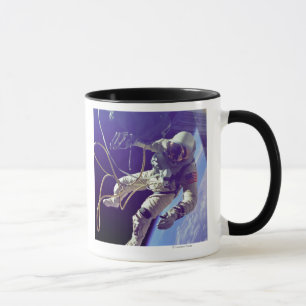 Taza Ed White First American Spacewalker Photograph