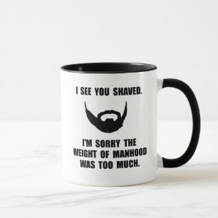 Taza Edad viril afeitada
