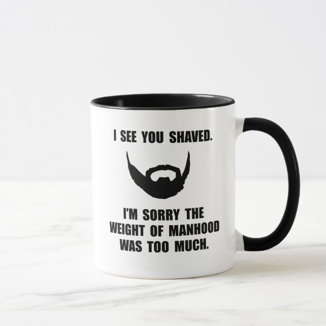 Taza Edad viril afeitada (Derecha)