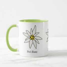 Taza Edelweiss Chalet Flower Retro Huts Vintage Alm