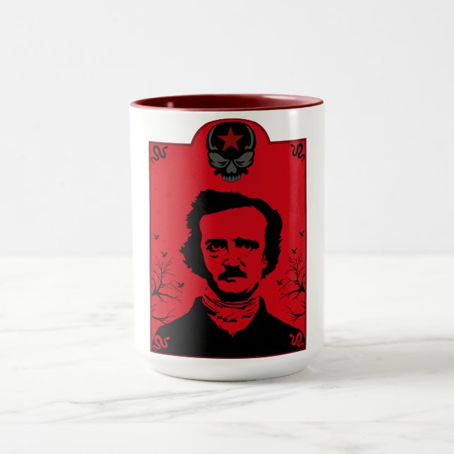 Taza Edgar Allan Poe Art Gift (Centro)