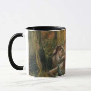 Taza Edgar Degas bailarinas rosa y verde