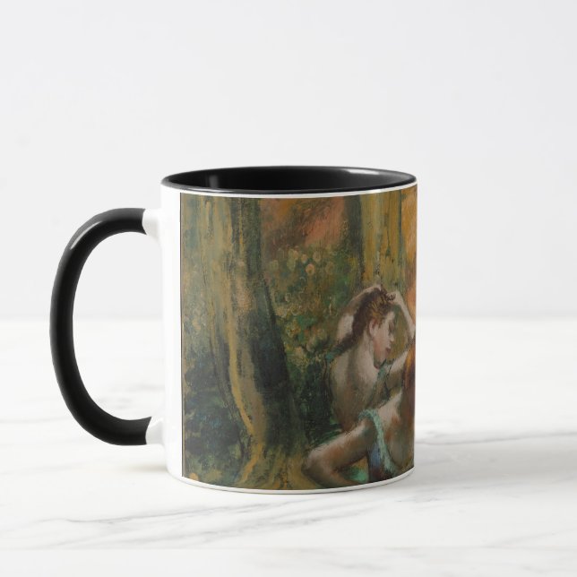 Taza Edgar Degas bailarinas rosa y verde (Izquierda)