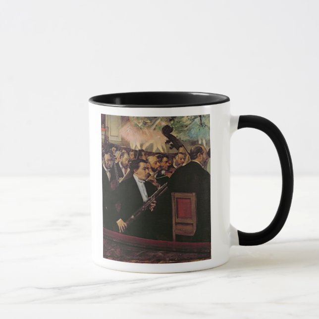 Taza Edgar Degas el | la orquesta de la ópera, c.1870 (Derecha)