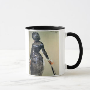 Taza Edgar Degas el   Mary Cassatt en el Louvre