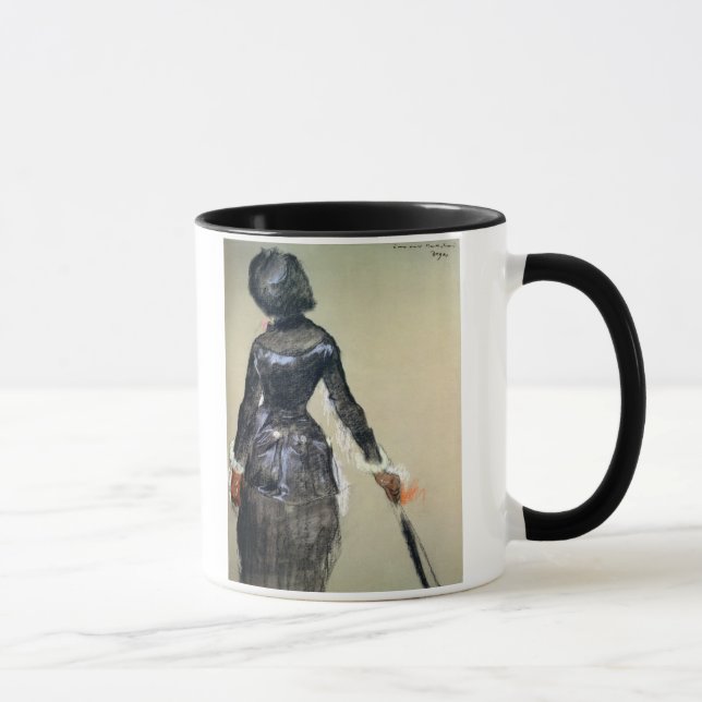 Taza Edgar Degas el | Mary Cassatt en el Louvre (Derecha)