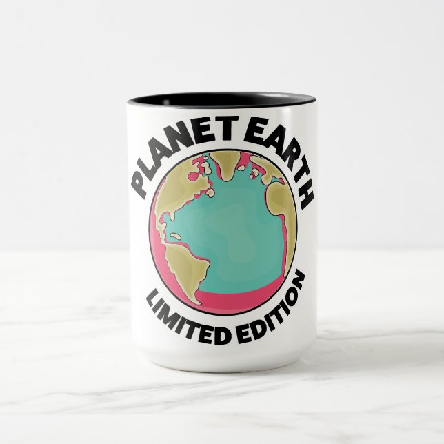 Taza Edición limitada del planeta Tierra (Centro)