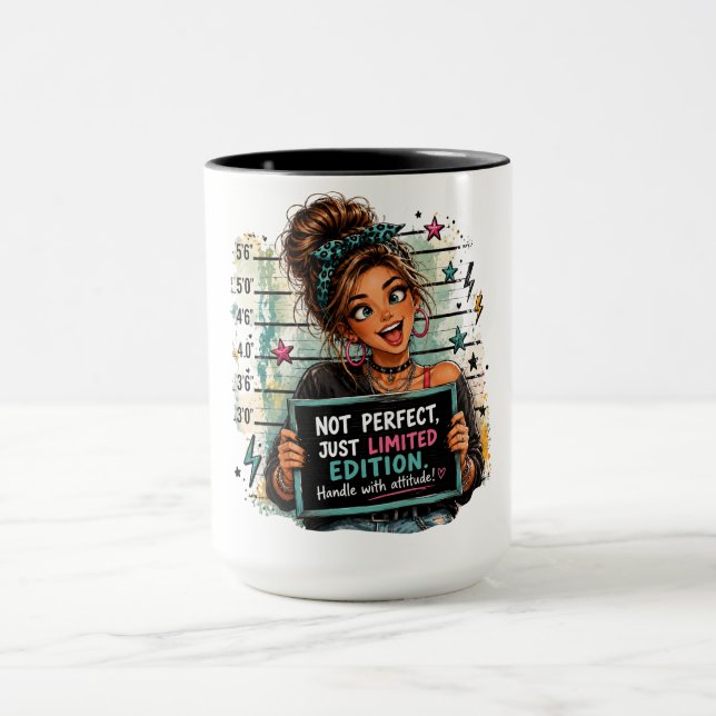 Taza Edición Limitada Lindo/Divertida (Centro)