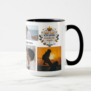 Taza Edición personalizada Blue & Gold de 15 oz