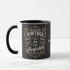 Taza Edición Vintage. Calidad Premium - Edad editable